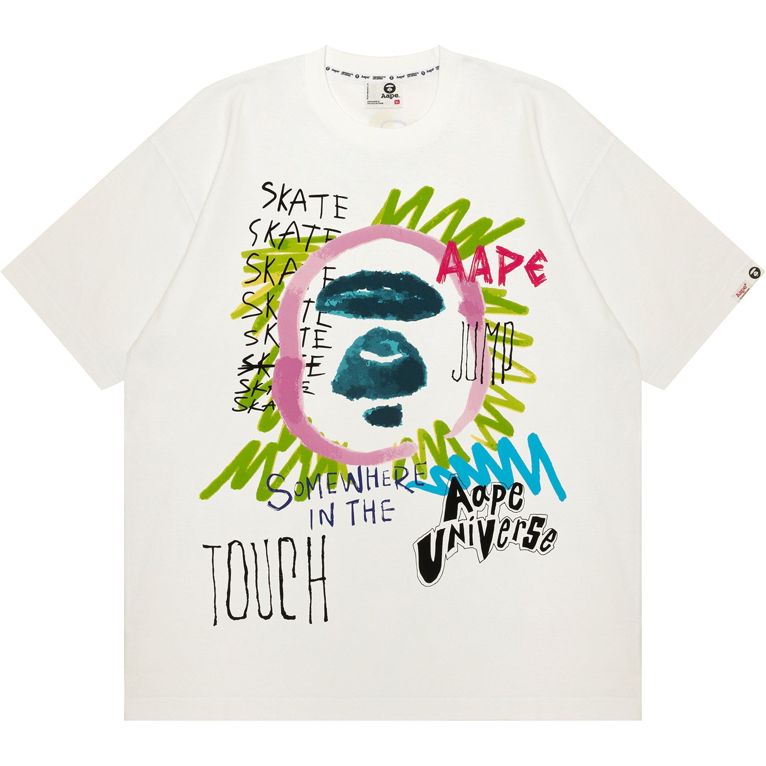 MOONFACE GRAFFITI PRINTED TEE