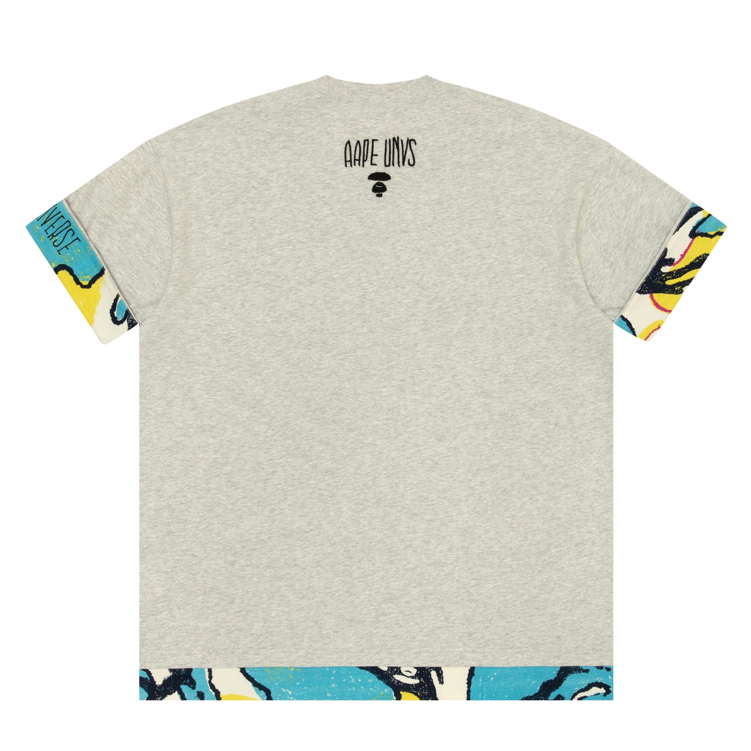 MOONFACE CONTRASTING-TRIMMED TEE