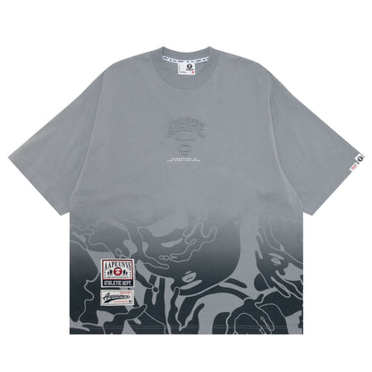 MOONFACE EMBOSSED CAMO TEE