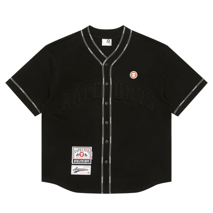 MOONFACE PATCH BASEBALL SHIRT