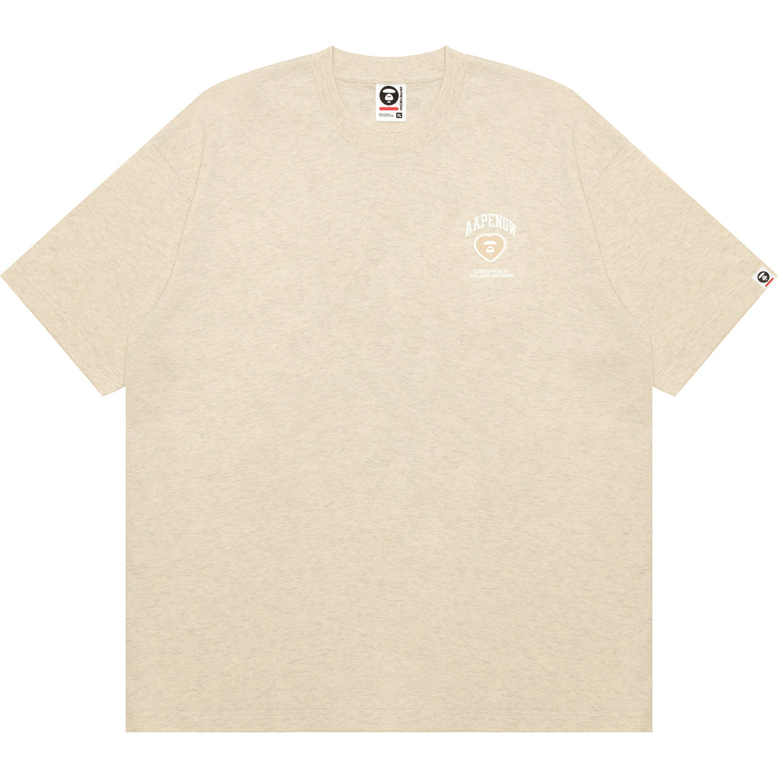 AAPTEM1600XAO/AAPENOW MOONFACE HEART LOGO SHORT SLEEVE TEE