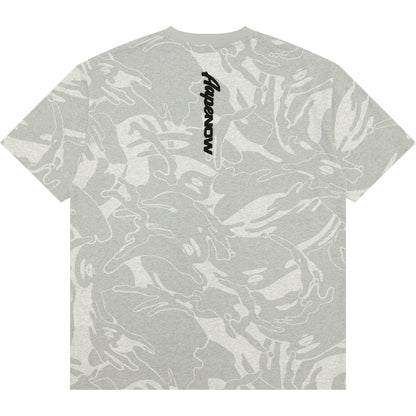 MOONFACE LOGO CAMO SHORT SLEEVE TEE