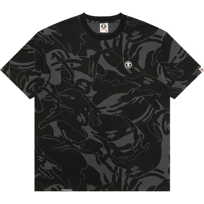 AAPTEM1602XXO/MOONFACE LOGO CAMO SHORT SLEEVE TEE
