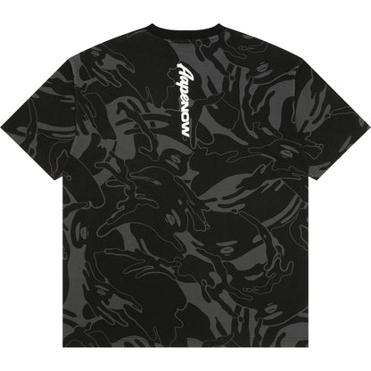 AAPTEM1602XXO/MOONFACE LOGO CAMO SHORT SLEEVE TEE
