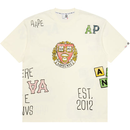 AAPTEM1627XXO/MULTI-LOGO PRINT TEE