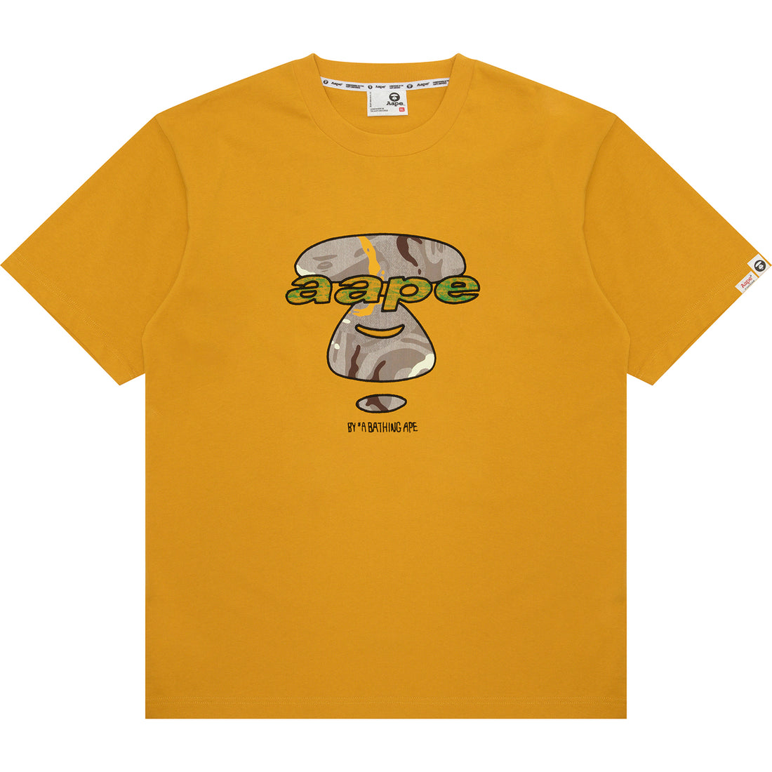 AAPTEM1628XXO/AAPEUNVS CAMO MOONFACE LOGO SHORT SLEEVE TEE