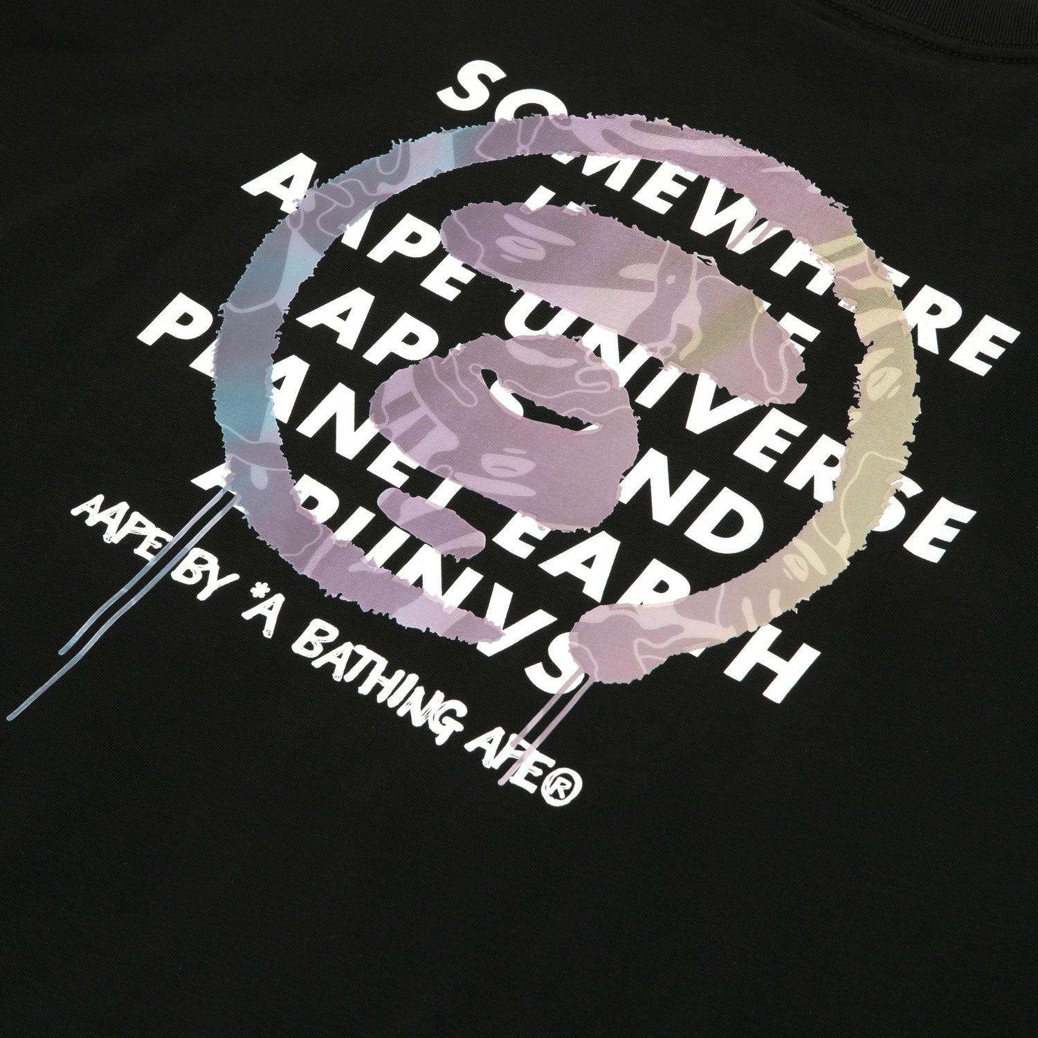 AAPEUNVS MOONFACE LOGO SHORT SLEEVE TEE