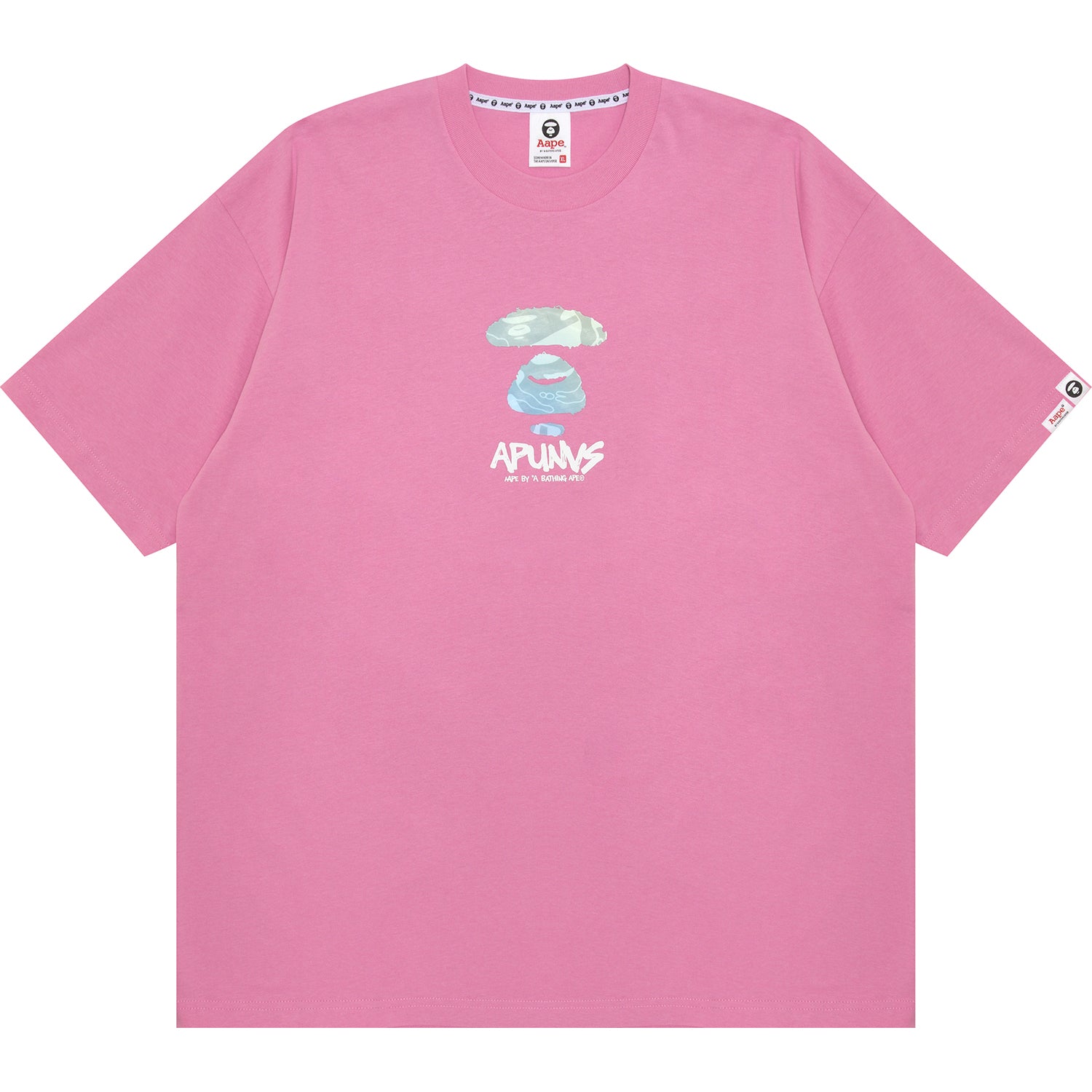 AAPEUNVS MOONFACE LOGO SHORT SLEEVE TEE