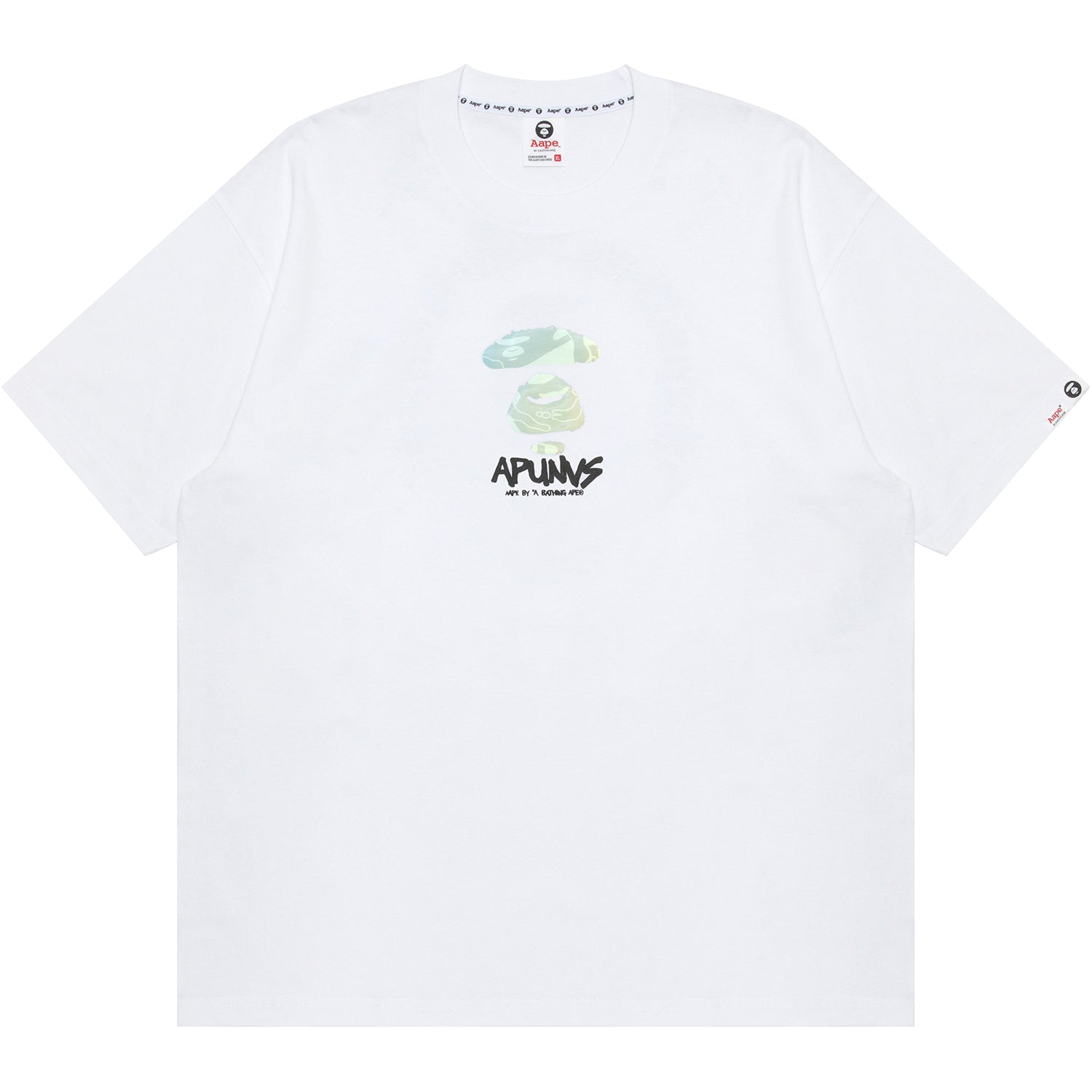 AAPEUNVS MOONFACE LOGO SHORT SLEEVE TEE