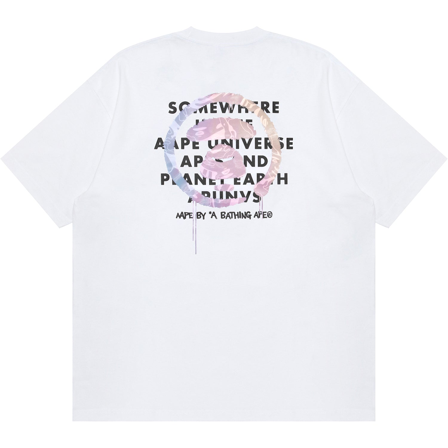 AAPEUNVS MOONFACE LOGO SHORT SLEEVE TEE