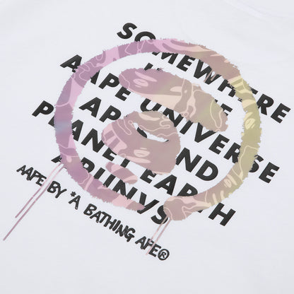 AAPEUNVS MOONFACE LOGO SHORT SLEEVE TEE