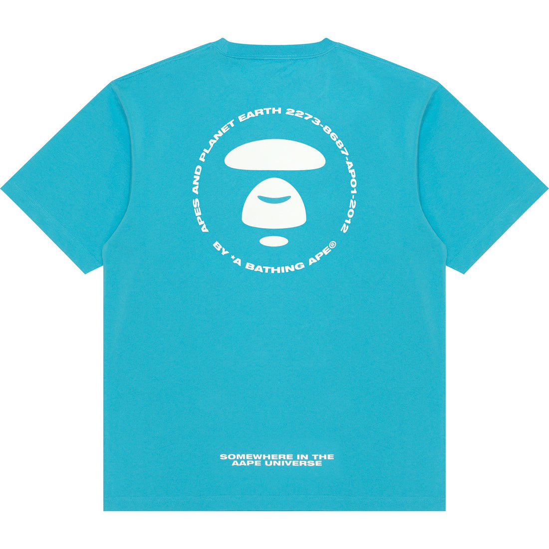 AAPTEM1647XXO/MOONFACE LOGO EMBOSSED TEE