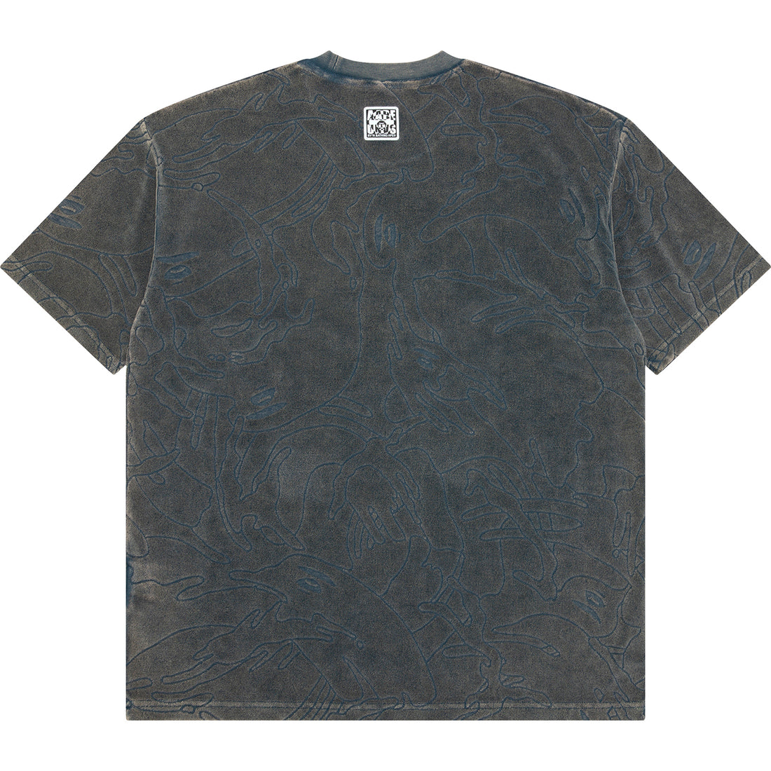 MOONFACE LOGO CAMO WASHED TEE
