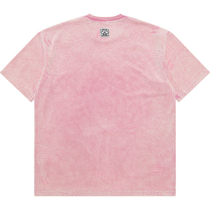 MOONFACE LOGO CAMO WASHED TEE