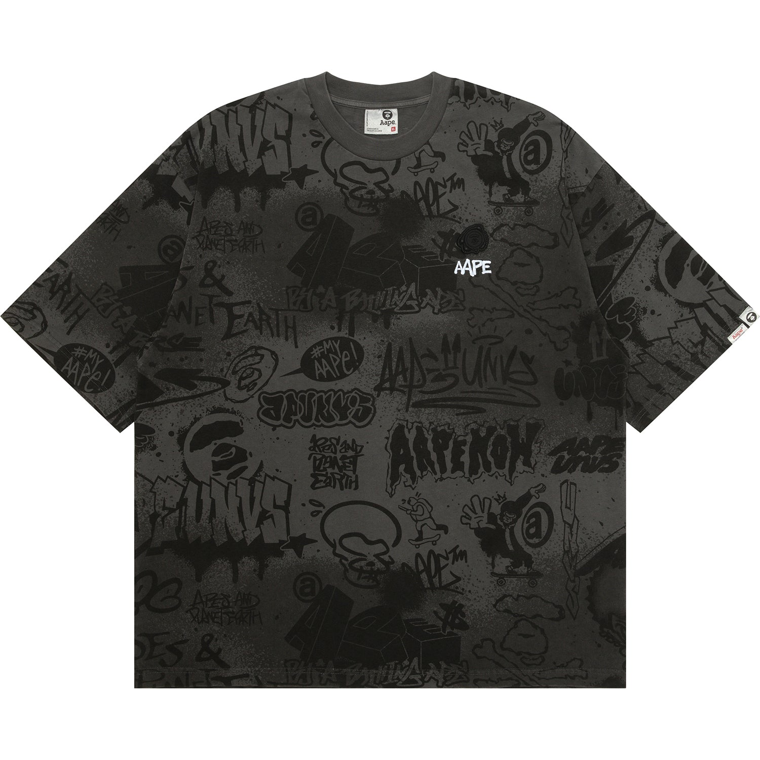 Aape アメリカンフットボールシャツ Lサイズ ブラック Aape アメリカンフットボールシャツ Lサイズ ブラック