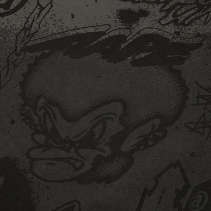 MOONFACE LOGO GRAFFITI PRINT TEE