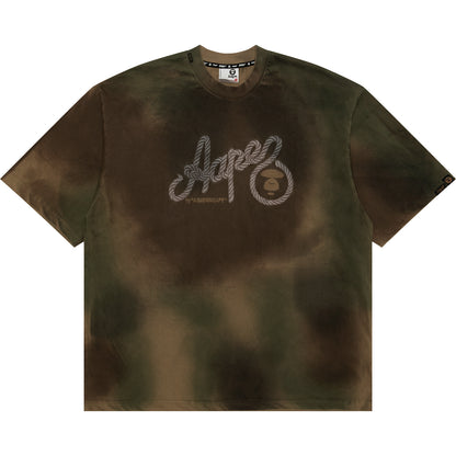 MOONFACE LOGO GRAFFITI PRINT TEE