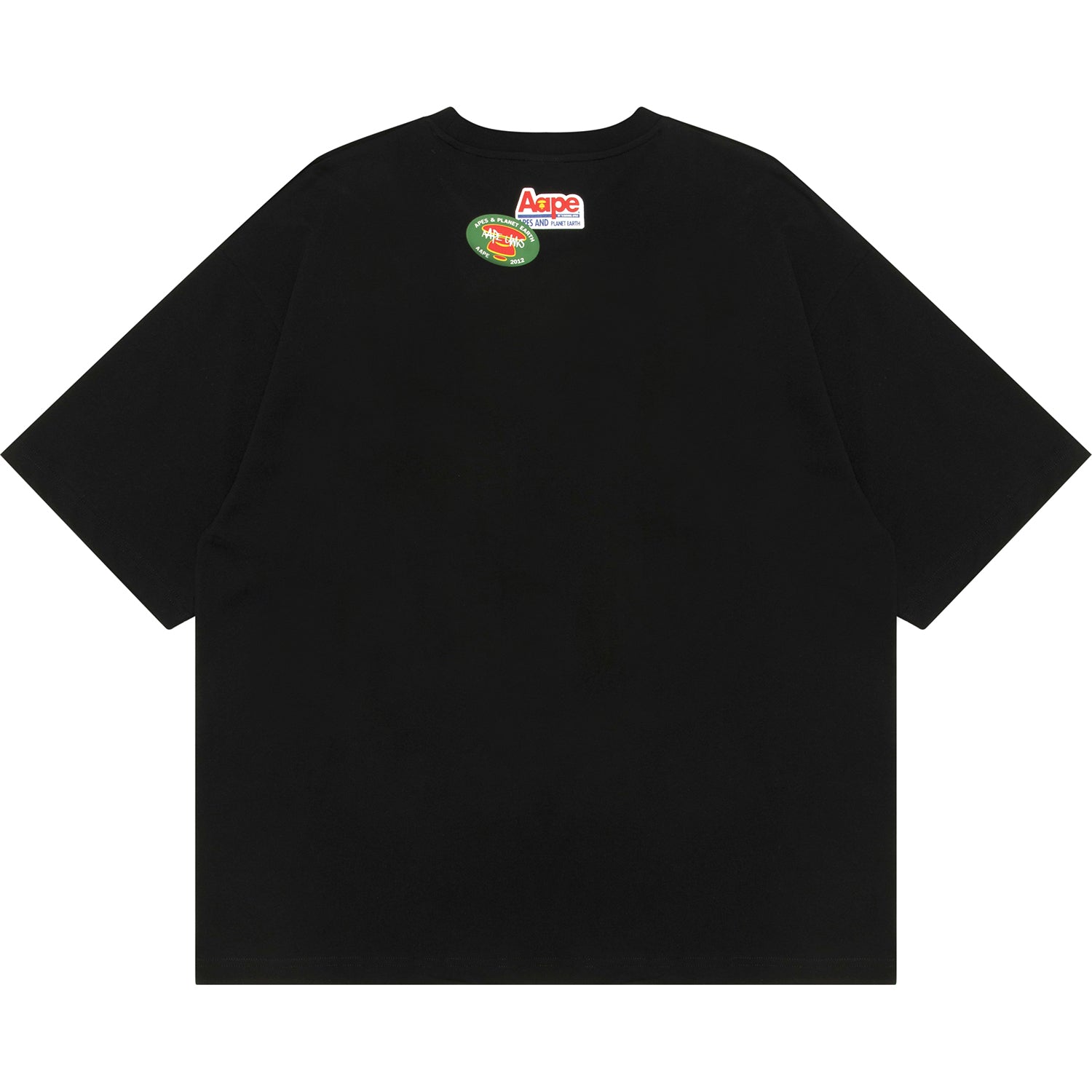 AAPE X FRUIT OF THE LOOM MOONFACE LOGO-PRINTED TEE