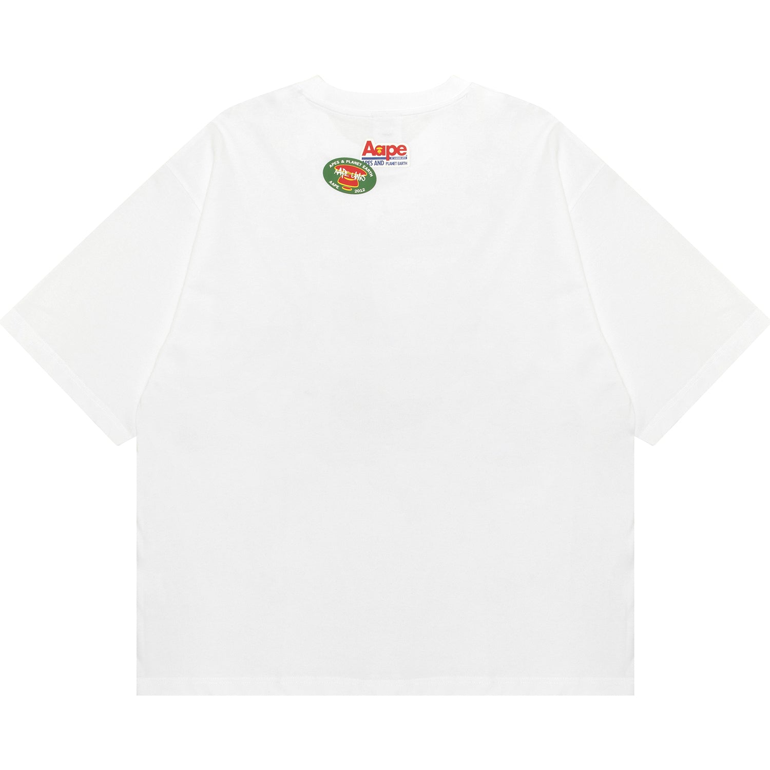 AAPE X FRUIT OF THE LOOM MOONFACE LOGO-PRINTED TEE