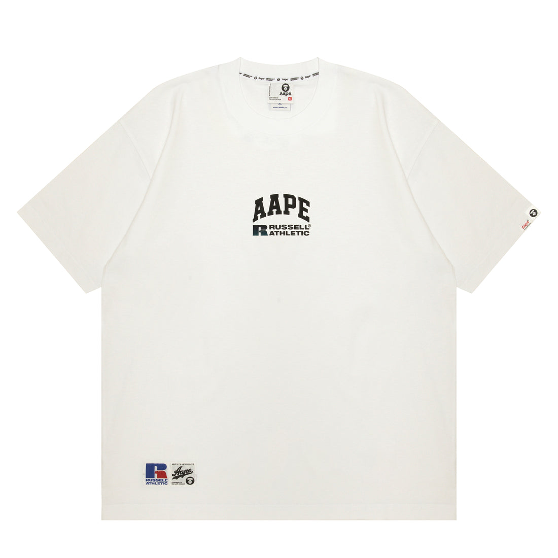 AAPE X RUSSELL ATHLETIC PRINTED TEE