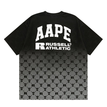 AAPE X RUSSELL ATHLETIC PRINTED TEE