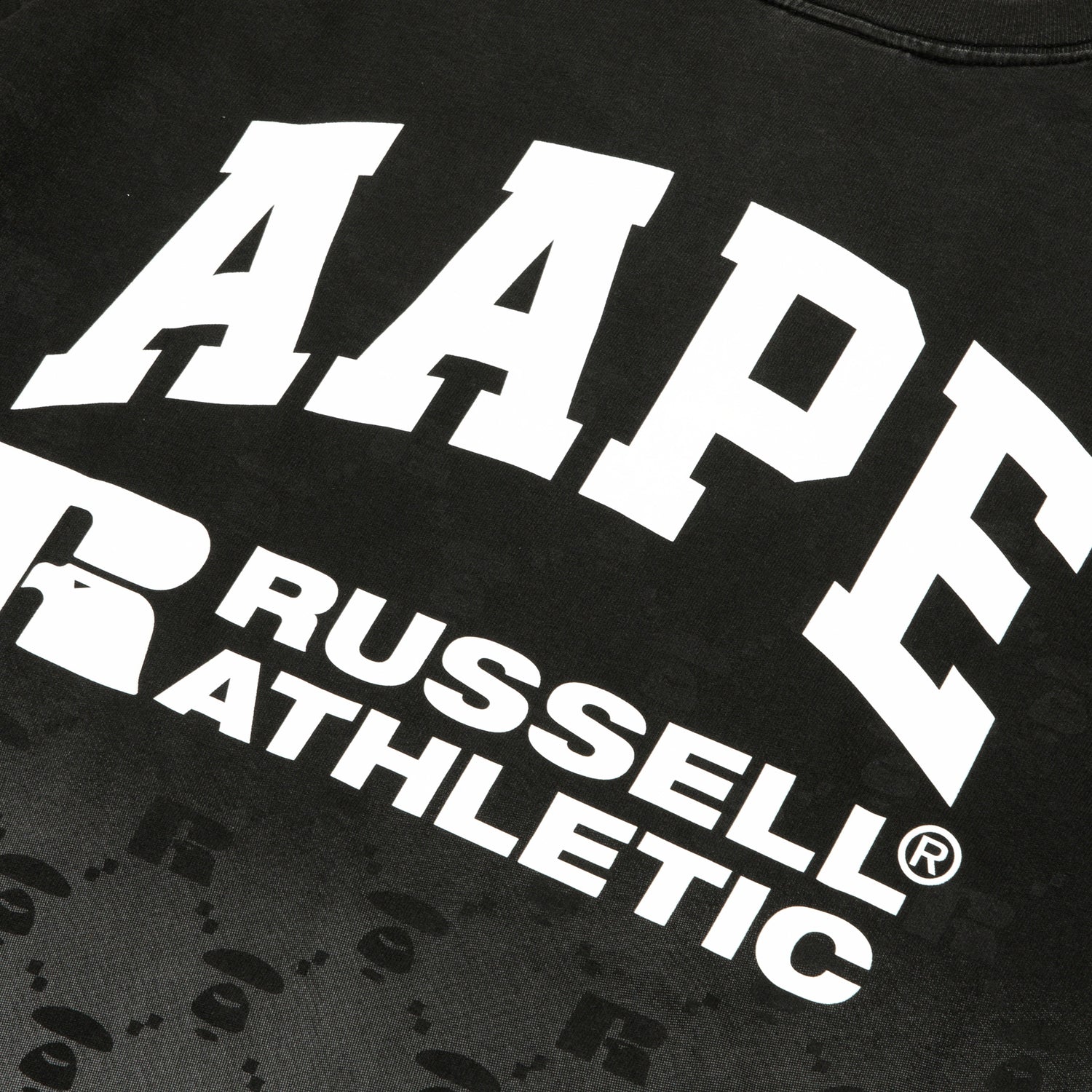 AAPE X RUSSELL ATHLETIC PRINTED TEE