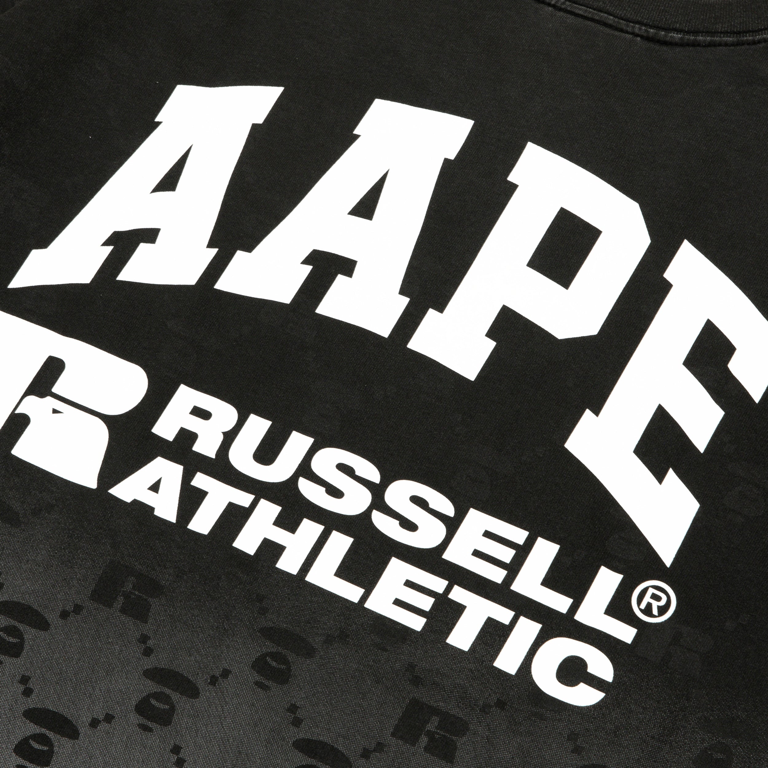 AAPE X RUSSELL ATHLETIC PRINTED TEE