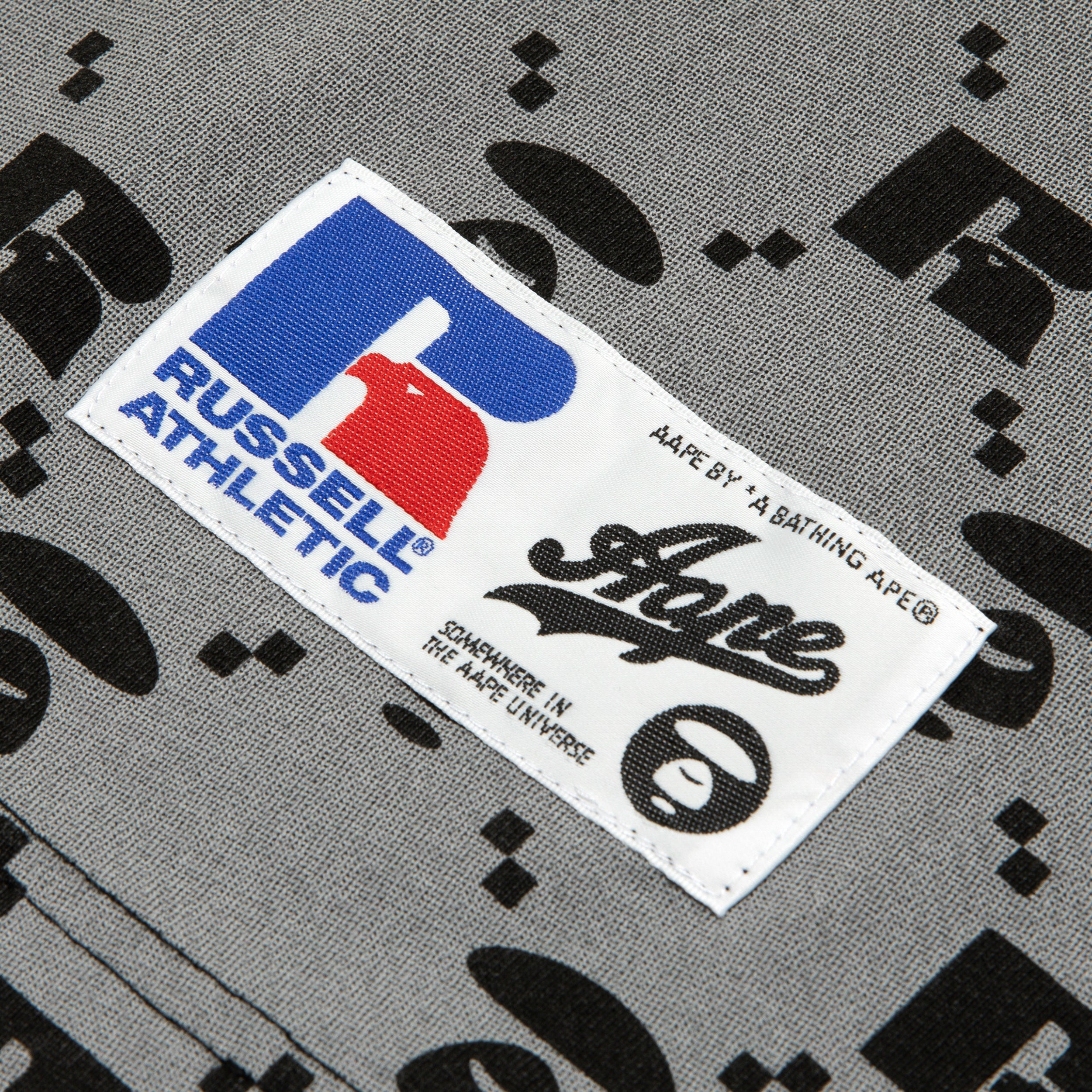 AAPE X RUSSELL ATHLETIC PRINTED TEE