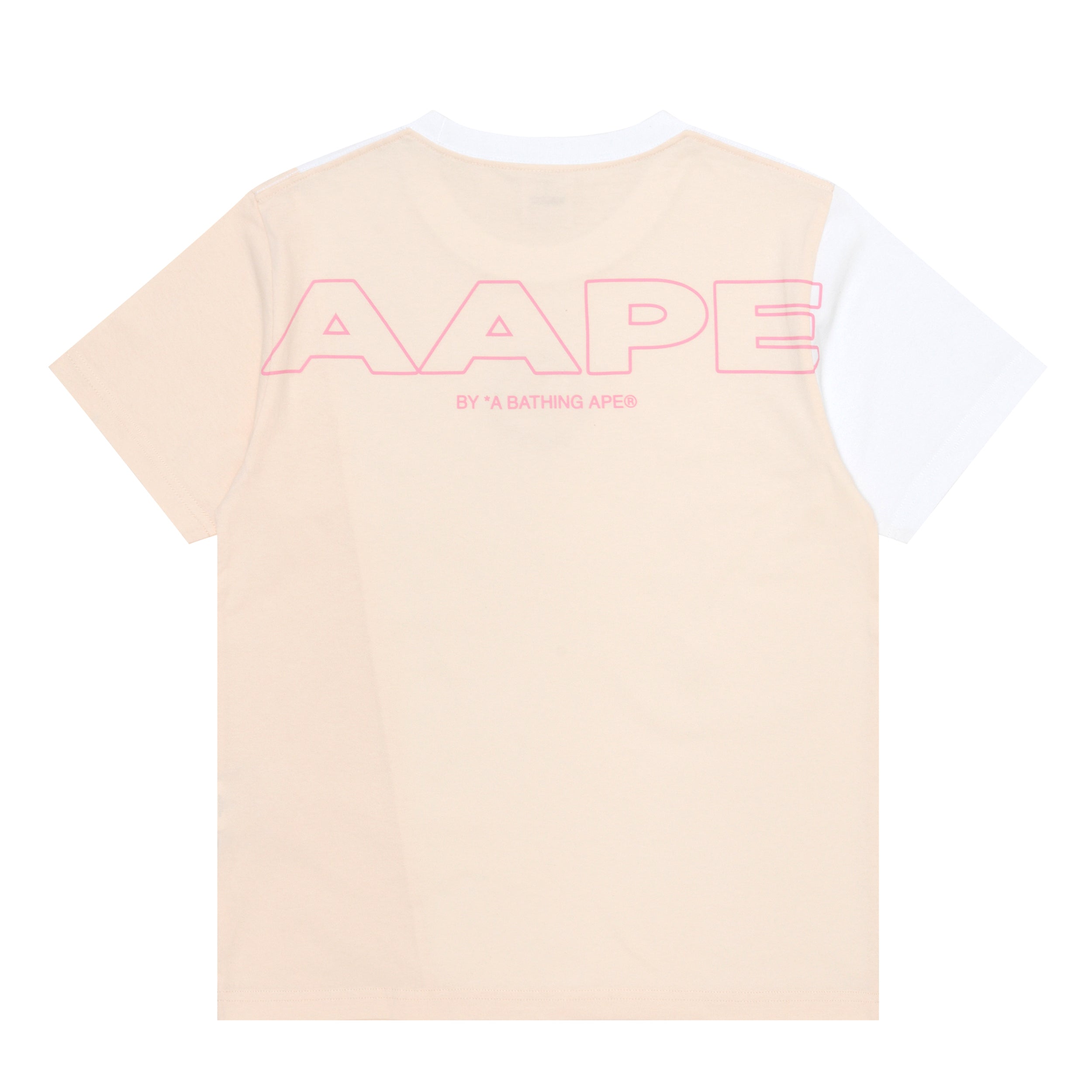 MOONFACE EMBOSSED PANELLED TEE