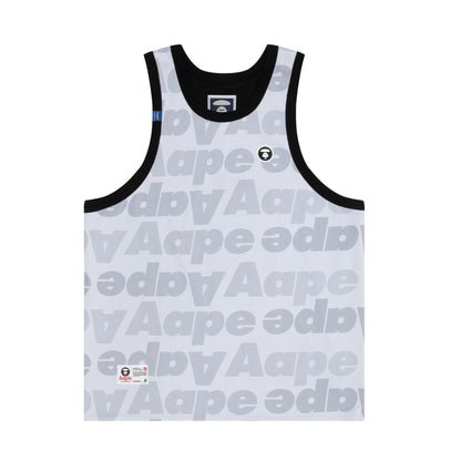 MOONFACE REVERSIBLE BASKETBALL TANK TOP