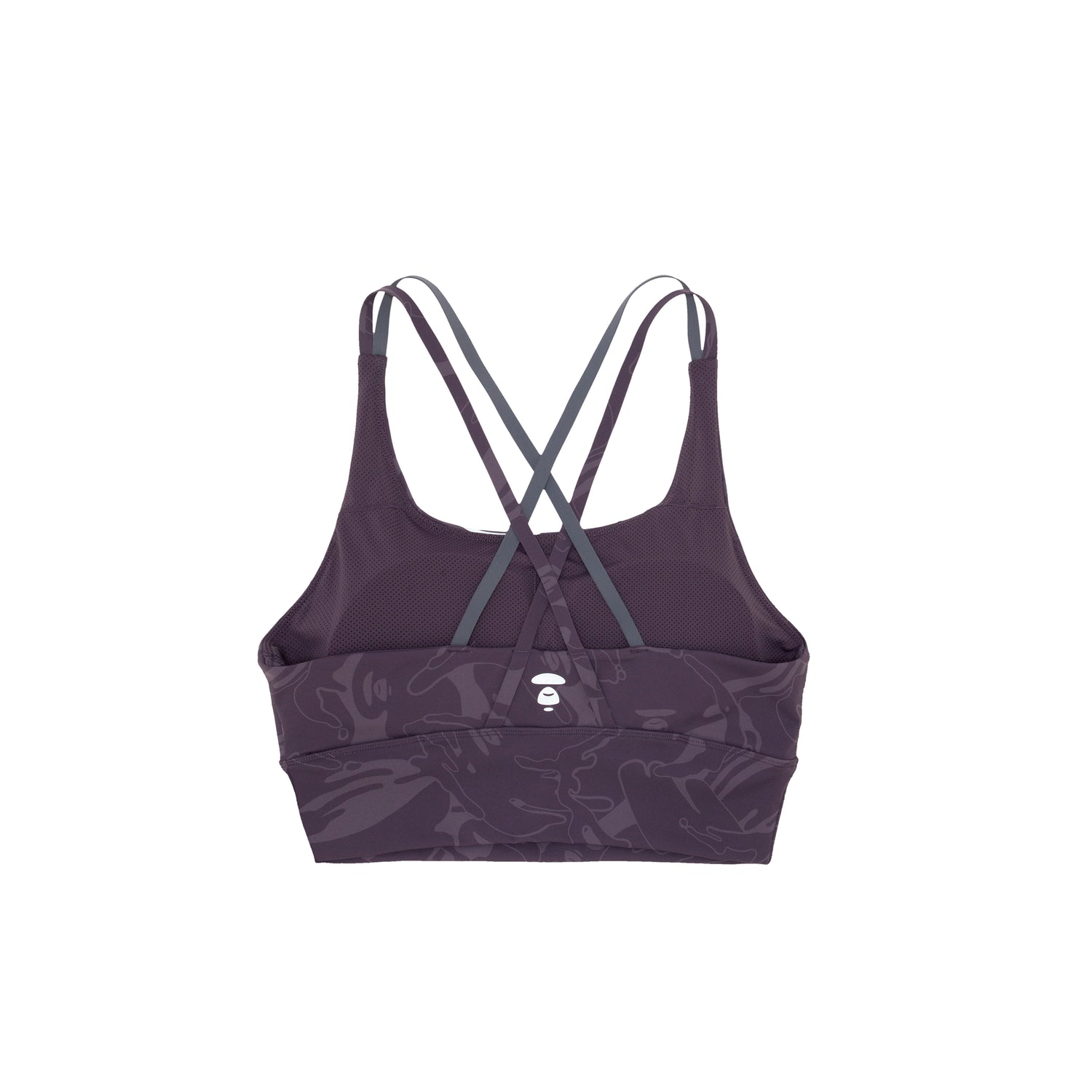 MOONFACE CAMO PRINTED SPORTS BRA