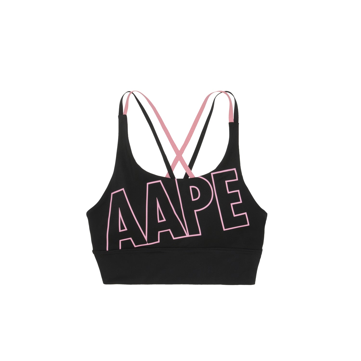 MOONFACE LOGO PRINTED SPORTS BRA