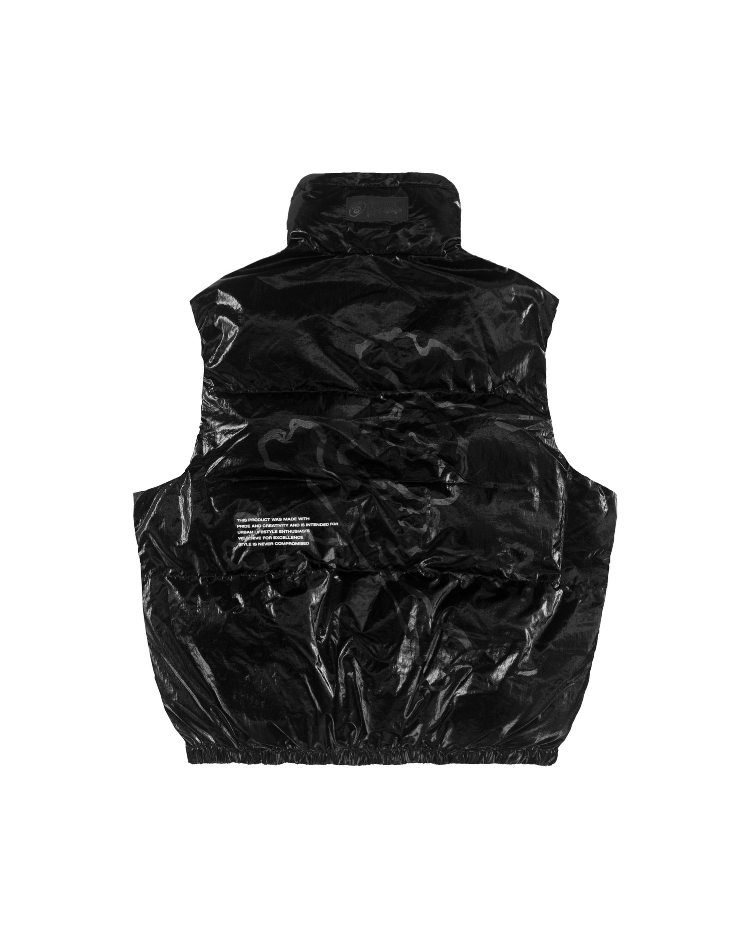 【moon】Eaphi FLUFFY PEPLUM VEST AAPE Moonface glossy puffer vest | Aape official website – aapeus.com