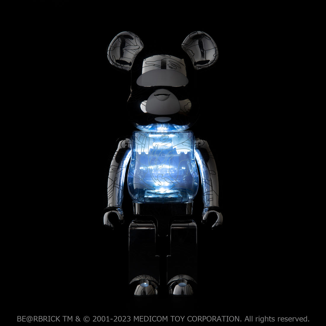 AAPE X BE@RBRICK 10TH ANNIVERSARY MOONFACE CAMO 1000%