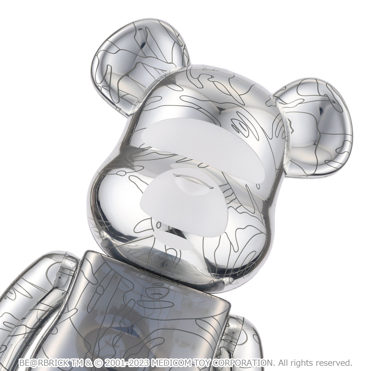 AAPE X BE@RBRICK 10TH ANNIVERSARY MOONFACE CAMO 1000%