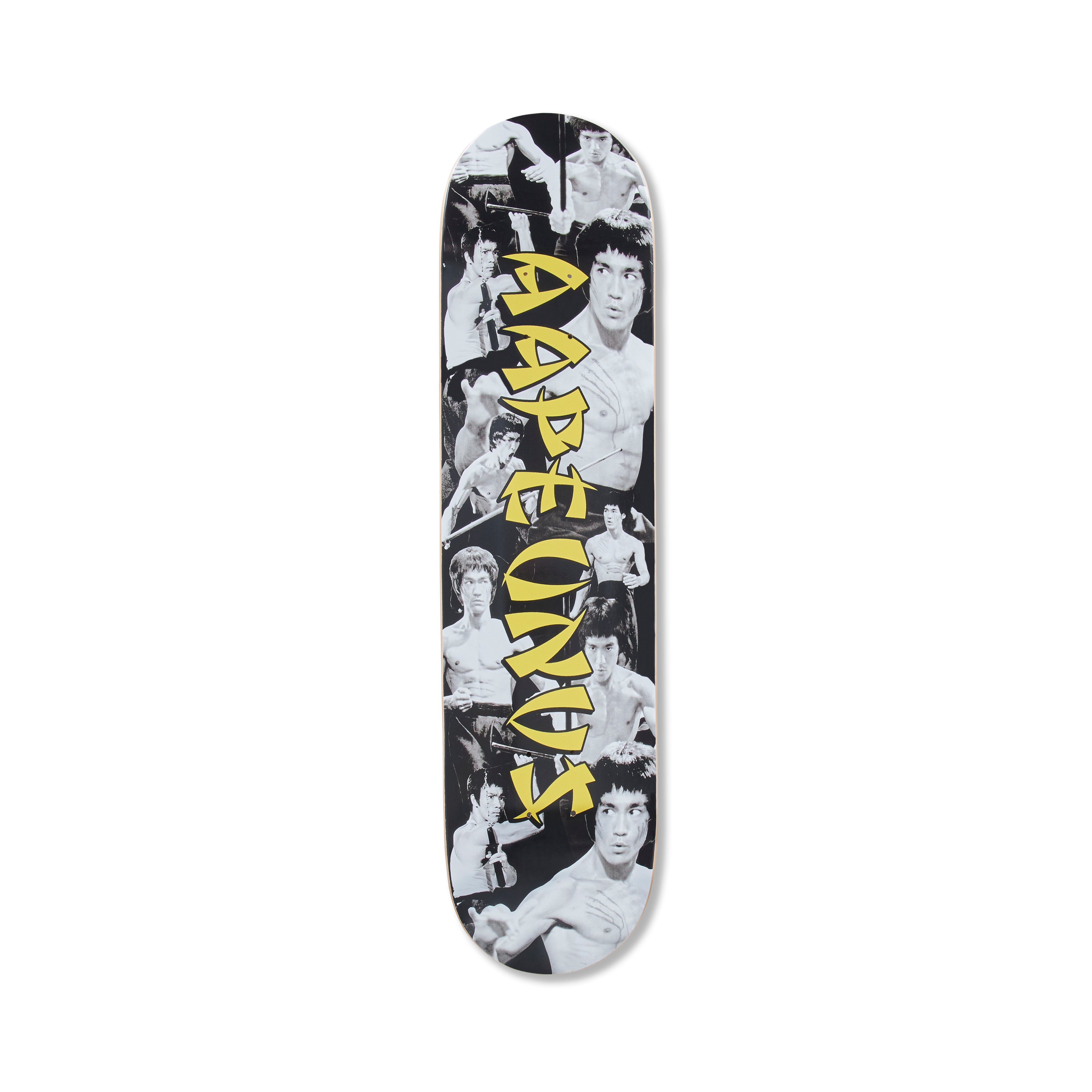 AAPE X BRUCE LEE ALL-OVER GRAPHIC SKATEBOARD DECK