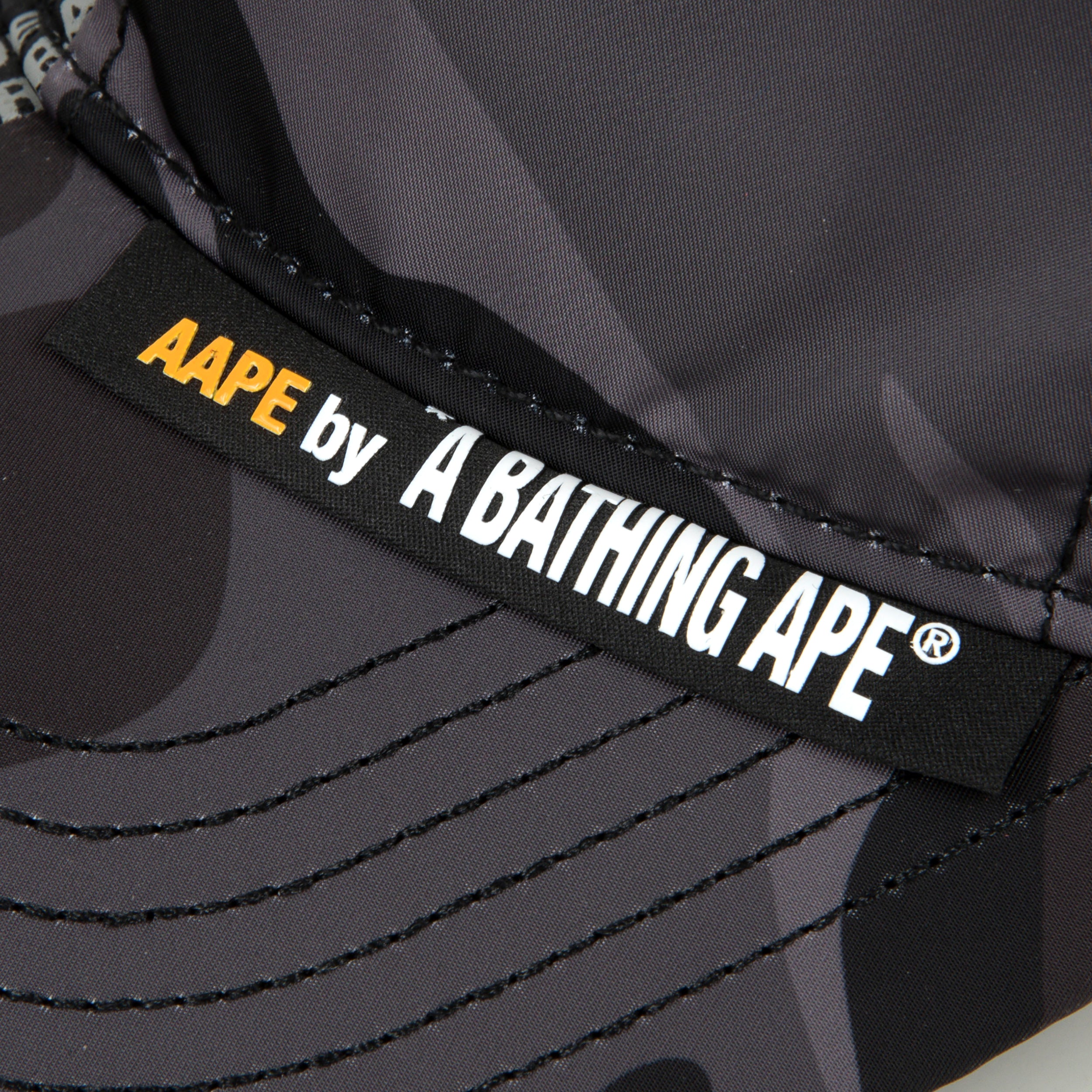 AAPE MOONFACE CAMO PANELLED CAP