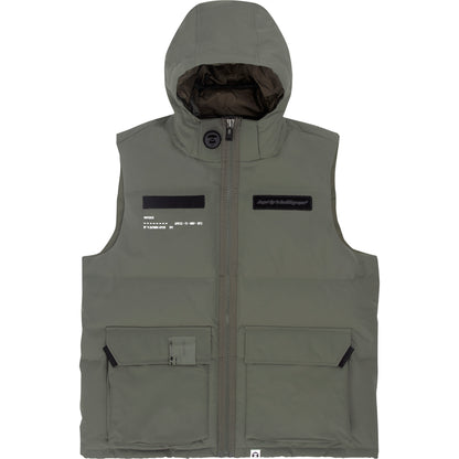 AAPE LOGO PRINT DOWN VEST