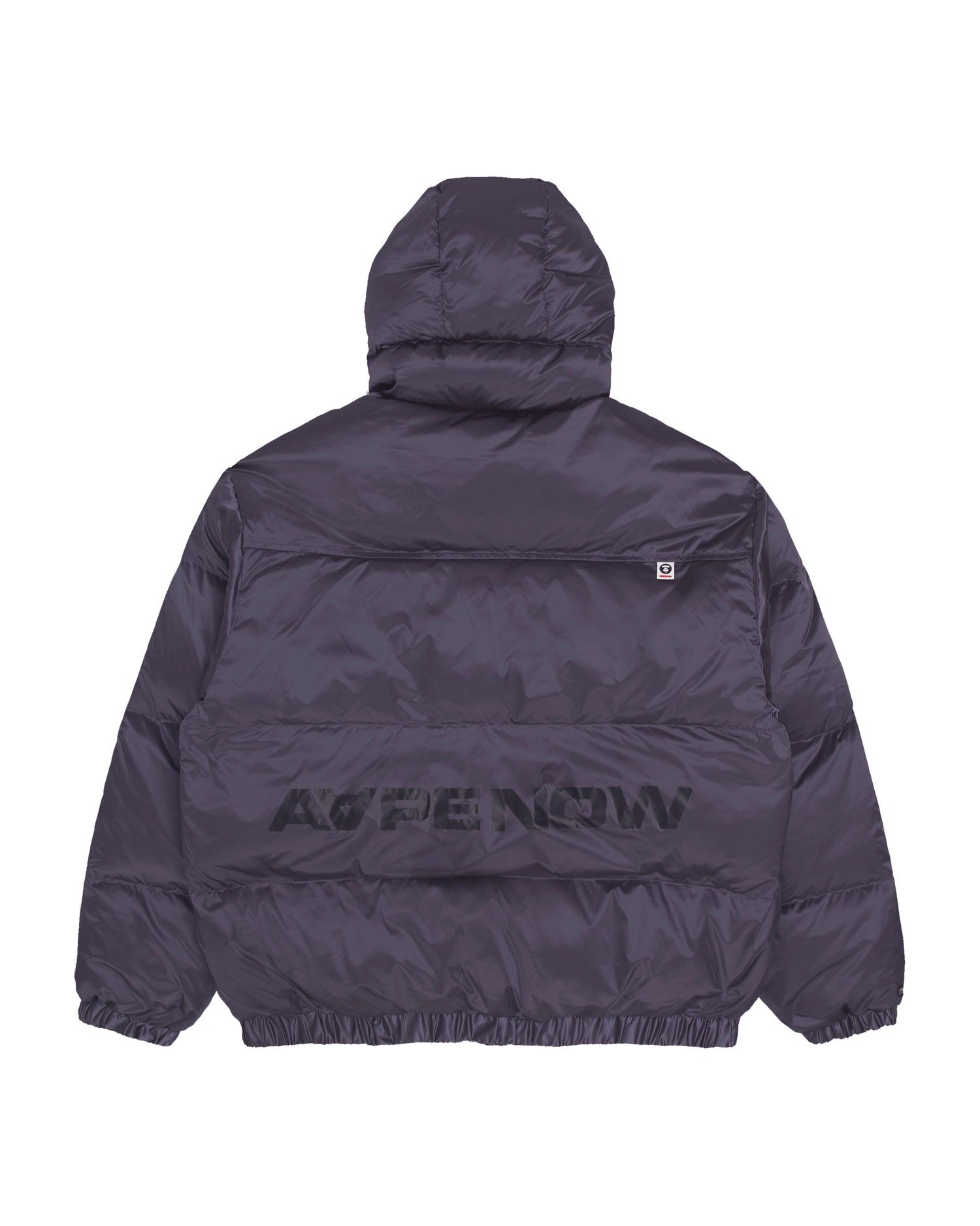 MOONFACE PATCH HOODED DOWN JACKET