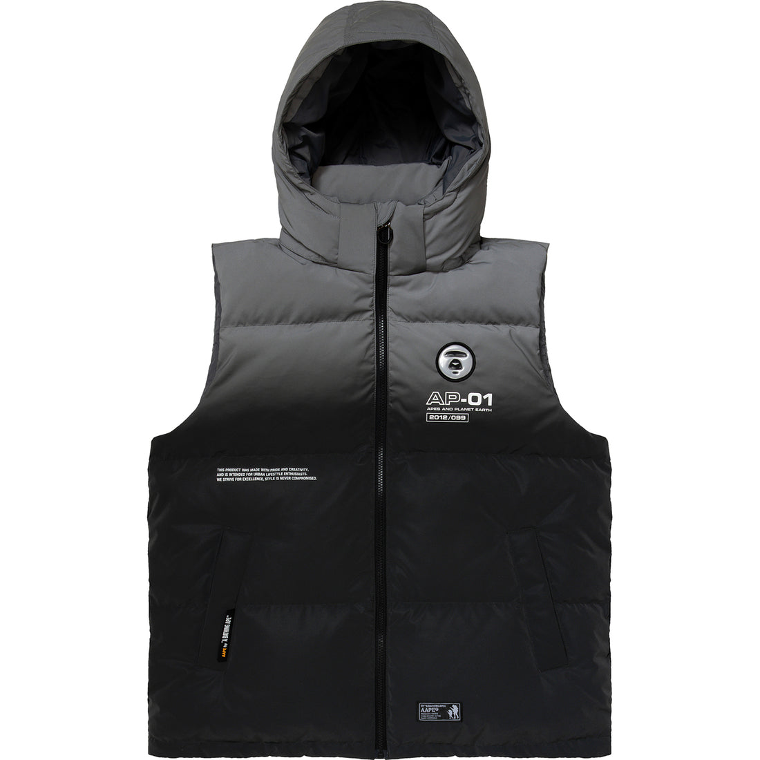 AAPE 28&quot; DOWN JACKET