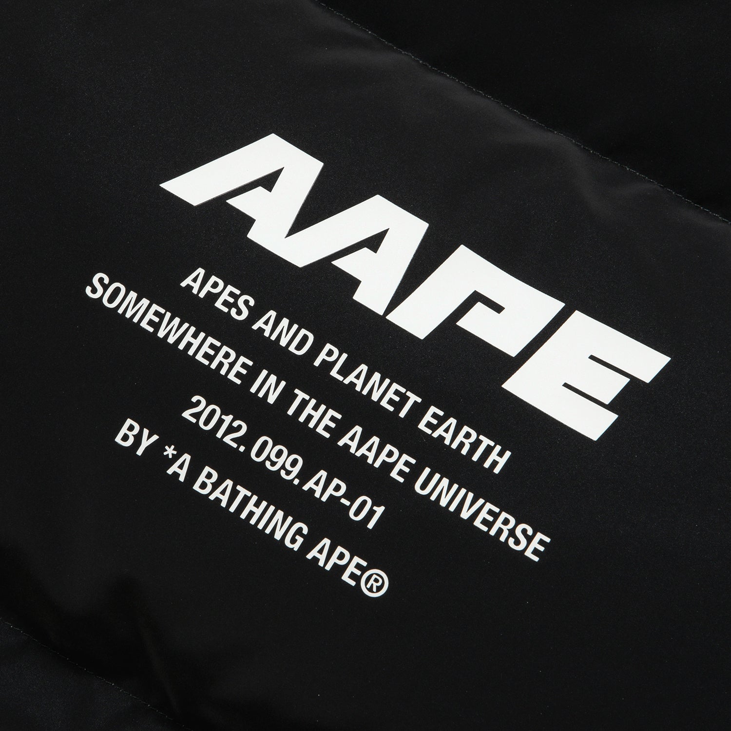 AAPE 28&quot; DOWN JACKET