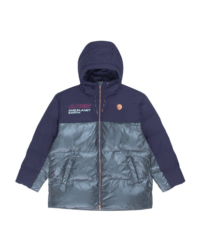 AAPE MOONFACE PANELLED DOWN JACKET