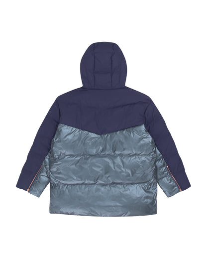 AAPE MOONFACE PANELLED DOWN JACKET