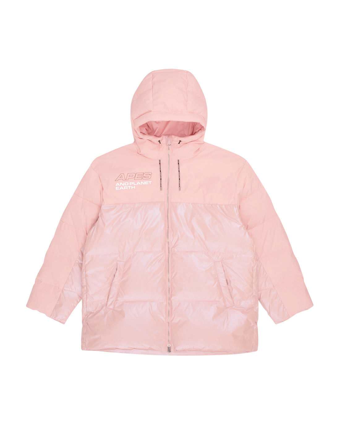 AAPE MOONFACE PANELLED DOWN JACKET