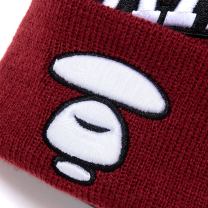 AAPE X NEW ERA LOGO VARSITY BEANIE