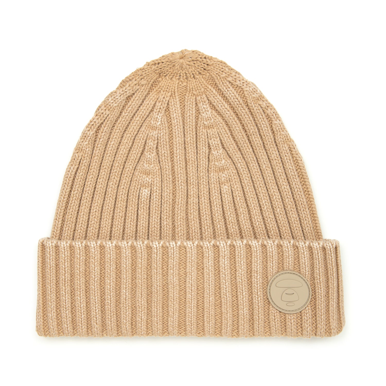 MOONFACE PATCH KNIT BEANIE