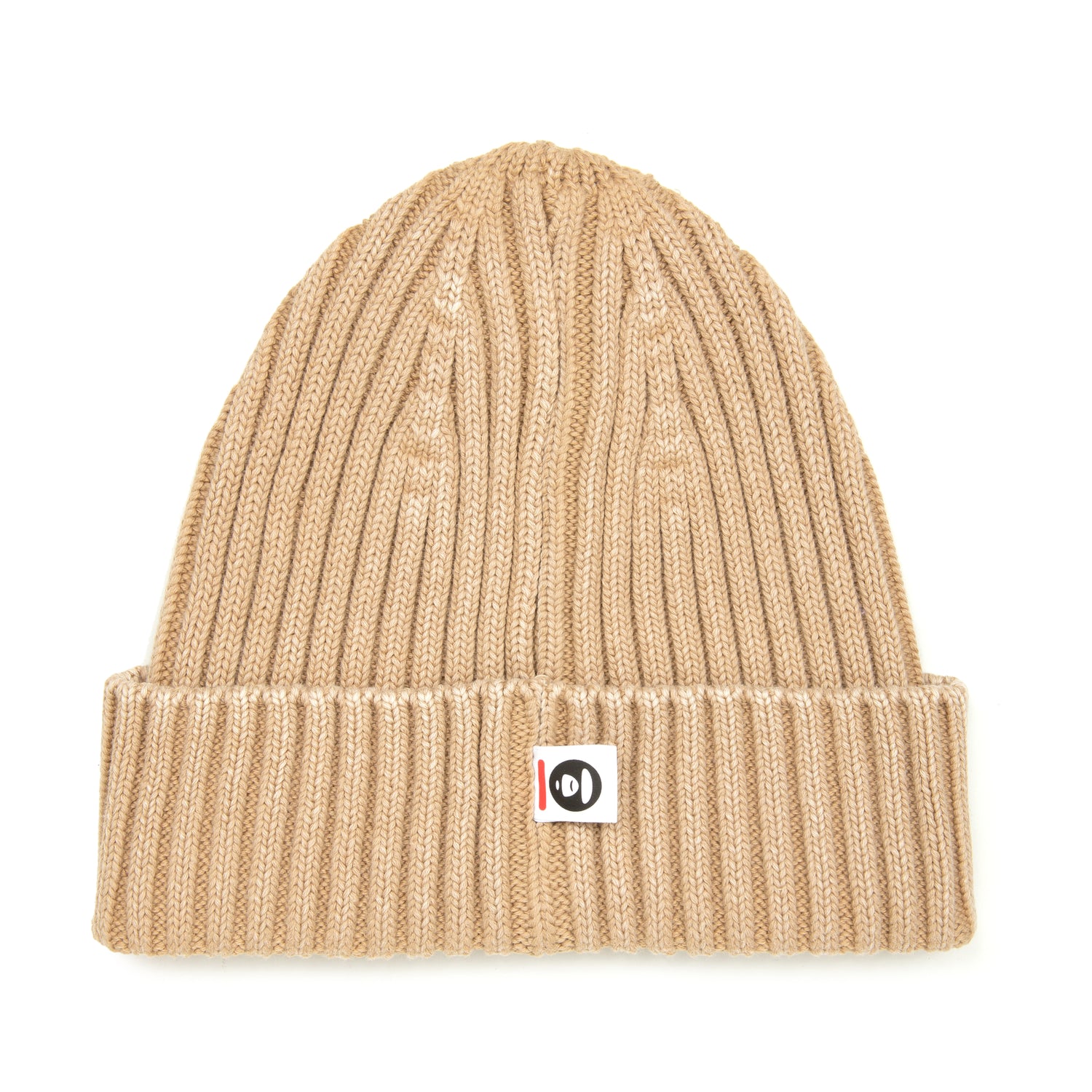 MOONFACE PATCH KNIT BEANIE