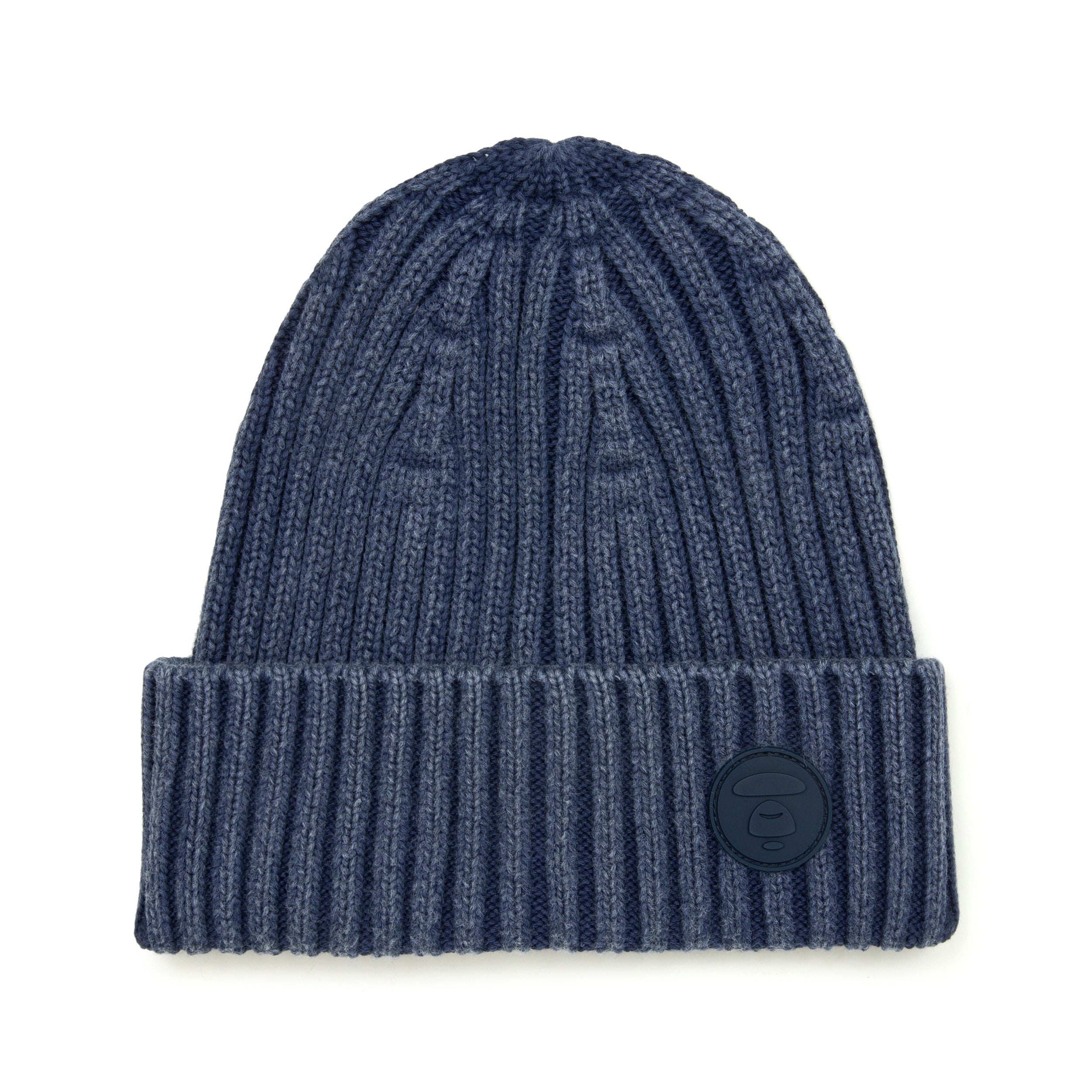 MOONFACE PATCH KNIT BEANIE