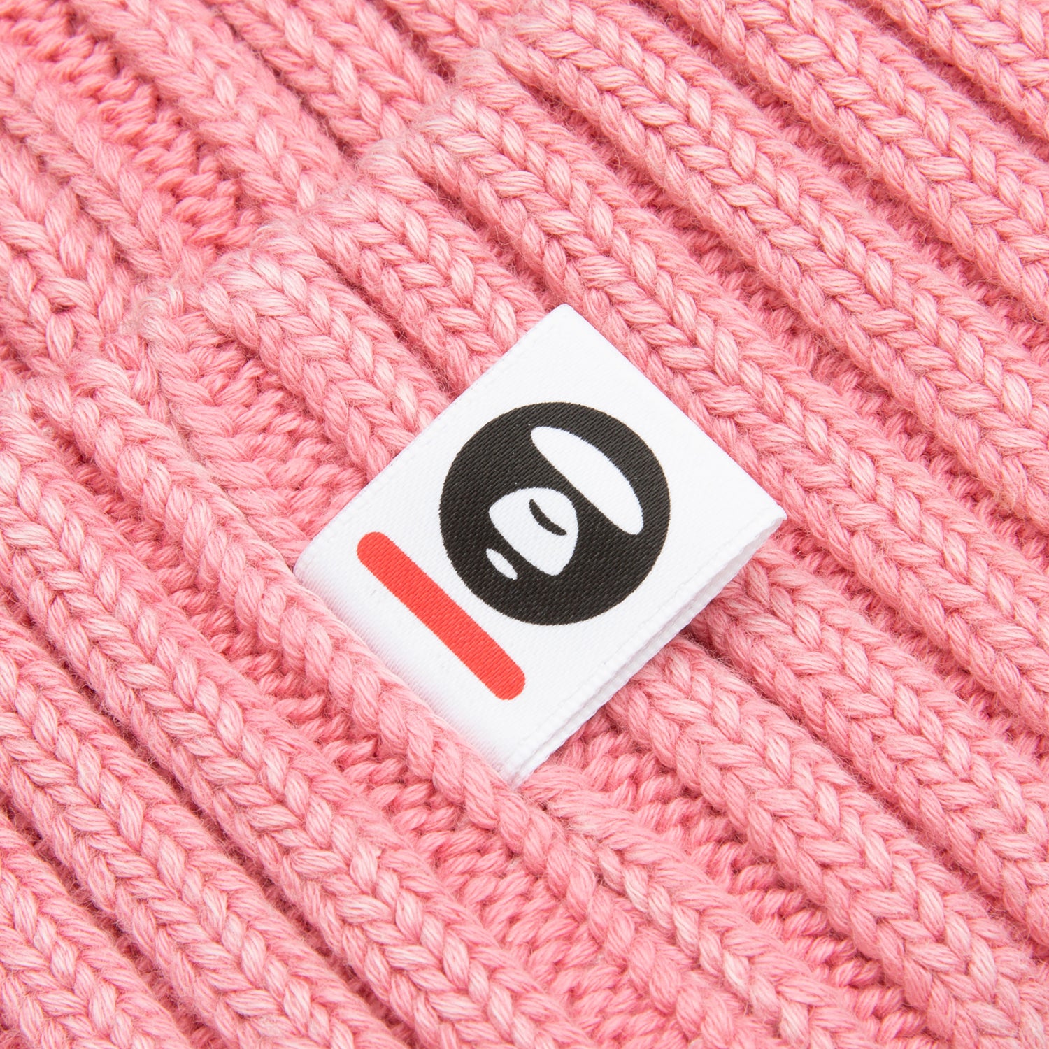 MOONFACE PATCH KNIT BEANIE