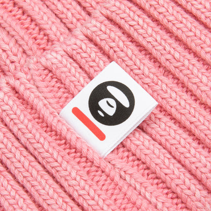 MOONFACE PATCH KNIT BEANIE